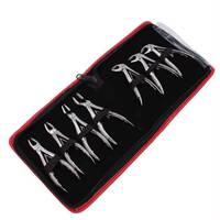 Ensemble de pinces dentaires manuelles professionnelles en acier inoxydable, pinces coupantes pour fils orthodontiques, instruments de laboratoire, utilisation en clinique hospitalière MOL
