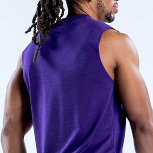 Camiseta sin Mangas para Hombre, Cuello Redondo, para Gimnasio, Secado Rápido, para Entrenamiento, Camisetas Deportivas para Hombre, Precios de Fábrica, Más Vendidas - Product Image 4