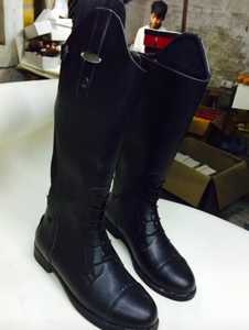 Bottes d'équitation élégantes en cuir véritable de haute qualité pour une utilisation confortable et durable avec fermeture éclair YKK et semelle TPR - Product Image 3
