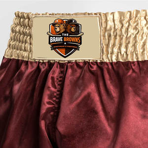 กางเกงมวยไทยคุณภาพสูงขายดีที่สุด ผลิตตามสั่ง ชุดศิลปะการต่อสู้สำหรับผู้ชาย โพลีเอสเตอร์ 100% น้ำหนักเบา แห้งเร็ว - Product Image 5