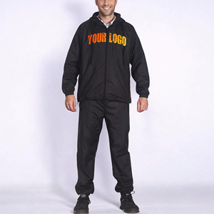 Chaqueta Deportiva/Sudadera con Capucha para Hombre, Talla Grande, Invierno, 100% Poliéster, con Logotipo Personalizado, Diseño Sólido, Dos Piezas, Estampado sin Costuras, para Gimnasio - Product Image 1