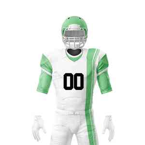 Maillot de football américain en jersey flexible Sonic Speed, coupe aérodynamique, matière microfibre douce, efficacité optimale - Product Image 3