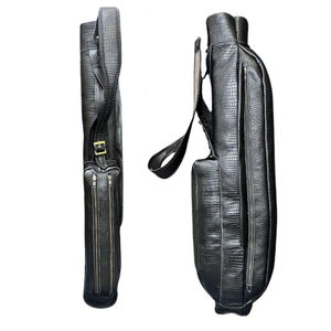 Sac de golf élégant en cuir PU marron léger, fait main, sac de golf professionnel de tournoi - Product Image 1