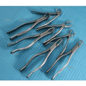 ¡Gran oferta! Nuevas pinzas de extracción dental Pedo 7 de acero inoxidable alemán, instrumento manual con certificación CE Clase II - Product Image 1