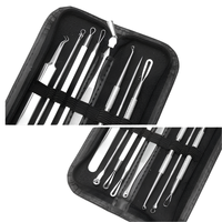 Kit d'élimination de l'acné Ariston International, outils d'extraction des points noirs, des boutons et des comédons, ensemble de beauté avec logo personnalisé