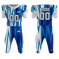 Uniforme de Fútbol Americano Sublimado Personalizado de Alta Calidad con Logotipo, Nombre y Número en Tackle Twill, Ropa de Fútbol Americano