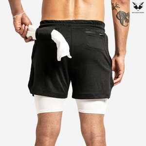 2026 Comfortable With Own Design Latest Style Gym Wear Eco Friendly Soft Touch Fabric Fitness Workout Wear <b>Men</b> Sport <b>Shorts</b> - Product Image 3