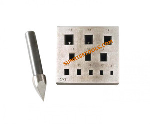 Stainless Steel Engraving Tool Set 10/K2 Irregular Shape Regular Bezel <b>Block</b> Jewelry Making Tools - Product Image 3