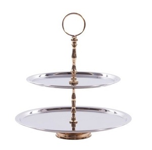 Accessoires de décoration de table d'hôtel, supports à gâteaux pour mariages et fêtes, support à gâteau en métal au design exclusif - Product Image 4