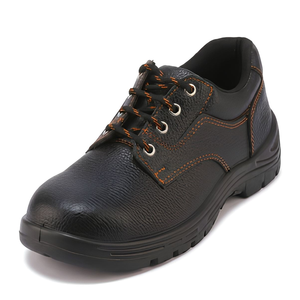 Chaussures de sécurité fiables en cuir avec embout en acier, bottes de travail antidérapantes, légères et protectrices, chaussures industrielles pour hommes et femmes, usage quotidien - Product Image 1