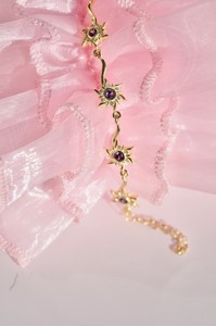 Pulsera con Dije de Sol Celestial, Circonita Cúbica, Plata de Ley, Chapado en Oro de 14K, Joyería Minimalista de Lujo para Aniversario - Product Image 3