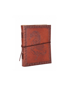 Journal en cuir style bohème avec motif paon – Design d'oiseau gravé à la main, carnet vintage fait main avec lien en cuir - Product Image 3