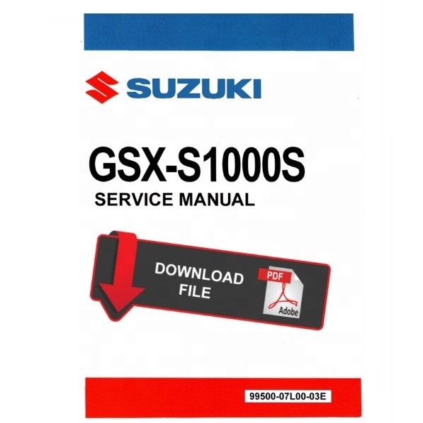 Service Manual for Suzuki Katana GSX-S1000S, 2019-2020