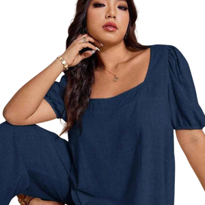 Ensemble de combinaison imprimée tendance pour femmes, vêtements en deux pièces - Product Image 6