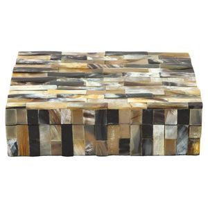 High Quality Natural Buffalo Horns Decorative Jewelry Box for Tableware Organization - Product Image 3