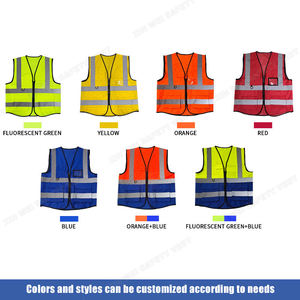 Chaleco de Seguridad Personalizado con Logotipo, Tallas S-5XL, Malla Transpirable, Múltiples Bolsillos, Cierre de Cremallera, Alta Visibilidad, para Trabajo en Exteriores y Construcción - Product Image 6