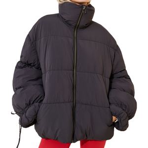 Chaquetas Acolchadas con Cierre y Cuello Alto de Alta Calidad para Mujer, Colección de Invierno Cálida, Chaquetas Transpirables para Mujer OEM a Precio Económico - Product Image 1