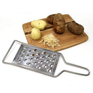 Râpe à pommes de terre en acier inoxydable avec poignée, râpe à légumes et à fromage multifonctionnelle pour la cuisine - Product Image 2