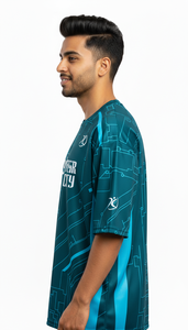 Camiseta Sublimada Oversize de Moda para Hombre, Estilo Casual Urbano y Holgado - Product Image 3