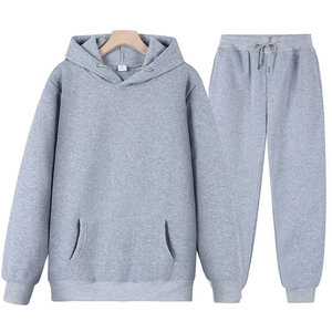 Conjunto deportivo de poliéster para hombre, con capucha y cremallera, para actividades al aire libre, color blanco, estilo jogging, para dropshipping. - Product Image 6