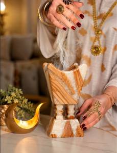Custom Color Resin Wood Mabkhara Handmade Bakhoor <b>Burner</b> Acacia Incense Holder Luxury Arabic <b>Oud</b> <b>Burner</b> Wholesale Aromatic - Product Image 5