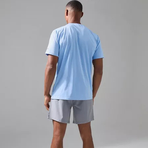 T-shirt Homme Oversize en Coton Lourd Tricoté de Haute Qualité, Coupe Ample Style Hip Hop, Logo Personnalisé Imprimé, 100% Coton, OEM - Product Image 6
