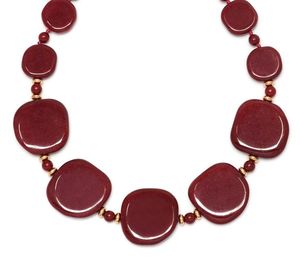 Colorful Resin <b>Necklace</b> for Women Handmade <b>Statement</b> Pendant Jewelry, Lightweight Designer Fashion Accessory for Everyday Wear - Product Image 3