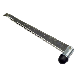 Marteau de percussion multifonctionnel en acier inoxydable de classe médicale I pour tests de réflexes neurologiques avec échelle - Product Image 4