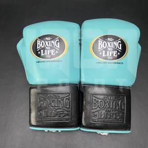 No Boxing No Life Guantes de Boxeo Profesionales de Cuero Vacuno de Primera Calidad con Cordones, Protección Completa para los Dedos, Acolchado Grueso de 4 Capas, Transpirables - Product Image 3