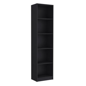 Libreria Black Home XS con 5 Ripiani e Design Sottile per Uso Ufficio - Product Image 2