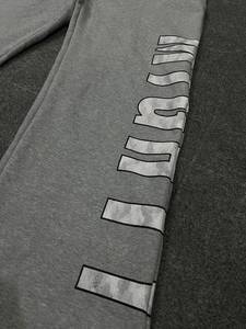 Manufacturer Custom Baggy Heavyweight Flare Wide Leg Sweat <b>Pant</b> Acid Wash Sun Faded French Terry Oversize Striped <b>Men</b> Sweatpants - Product Image 4