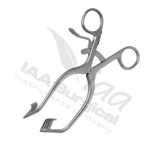 Medical Surgical Hospital Adson Self-<b>retaining</b> Cerebellar Retractor IAA SURGICAL INSTRUMENTS IAI-SR-50 Class II Instrument Set - Product Image 3