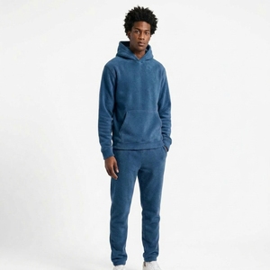 Conjunto Deportivo de 2 Piezas para Hombre, Sudadera con Capucha y Pantalones de Felpa, Ligero, Cómodo para Viajar, Fabricante OEM Personalizado al por Mayor - Product Image 1
