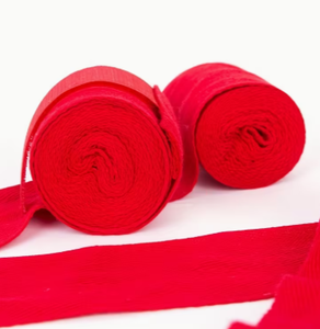HAWK SPORTS INDUSTRIES - Muñequeras Deportivas de Algodón Rojo para Mujer, Ajustables, Soporte para Muñeca, Boxeo, Levantamiento de Pesas, Entrenamiento de Fuerza, Protección para la Palma - Product Image 4