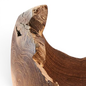 Frutero Artesanal de Madera de Raíz de Teca Sólida con Borde Natural, Centro de Mesa Decorativo para Hotel, Villa, Proveedor Mayorista - Product Image 3
