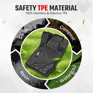 Tappetini Auto 3D in TPE per Ford Bronco 4 Porte 2021-2023, Accessori Interni per Tutte le Stagioni, Set Completo - Product Image 6