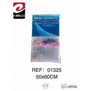 Bolsa de Lavado de Plástico Mnj 50x60CM con Cierre Reutilizable para Ropa Delicada y Ropa Interior, Almacenamiento para Baño - Product Image 1