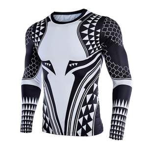Rashguard de haute qualité à manches longues pour hommes, fabrication sur mesure, fournisseur de rashguards de performance - Product Image 1