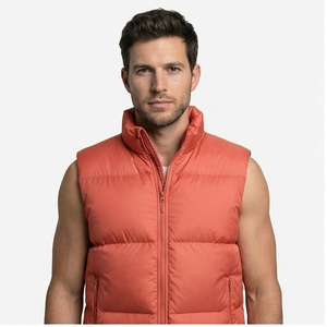 Gilet matelassé pour homme, veste sans manches, fermeture éclair à bulles, résistant à l'eau, taille M à 3xl automne/hiver - Product Image 1