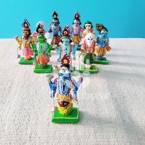 Theperfectbazaar Ensemble de décoration d'intérieur en bois Das Avatar, lot de 5 - Product Image 1