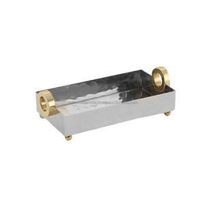 Servilletero de latón con diseño de Granada con acabado pulido, perfecto para accesorios de mesa de artículos de hotel y comedor elegante - Product Image 5