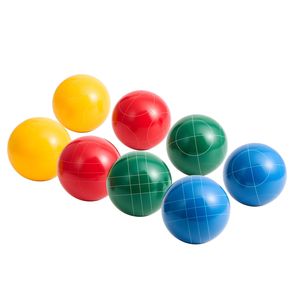 Set di Bocce da 90 mm con 8 Palline in Resina, Pallino Rosso/Verde/Blu/Giallo, 4 Colori, 2 Borse per il Trasporto e Corda di Misurazione, Giochi da Spiaggia - Product Image 4