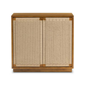 Buffet danois tissé à la main de 35 pouces, brun clair - Product Image 3