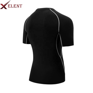 Protection ai ai Bjj Rash, noir, imprimé personnalisé, manches courtes, haute qualité, vente en gros - Product Image 4