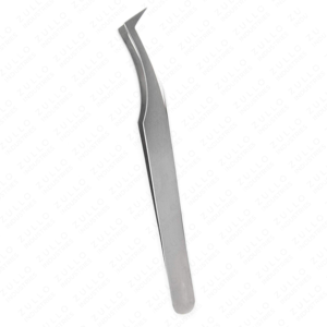 Pinzas de Acero Inoxidable Duraderas para Volumen Ruso de Pestañas, Herramienta para Crear Abanicos, Color Plata, 12 y 14 cm, Venta al por Mayor con Marca Privada - Product Image 4