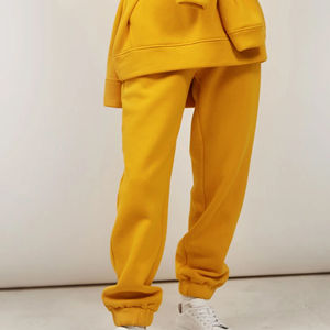 Ensemble de survêtement décontracté pour femme avec logo personnalisé, en molleton, deux pièces, sweat-shirt à capuche surdimensionné - Product Image 6