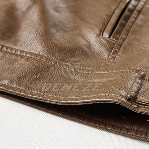 Veste en cuir pour homme, fabrication professionnelle, respirante, confortable, vêtement décontracté, mode, veste en cuir d'hiver pour l'extérieur - Product Image 4