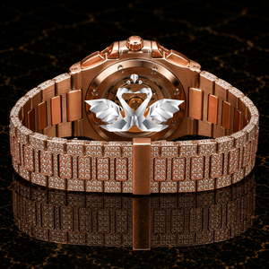 Hip Hop Moissanite Diamond Watch Men Full Iced Out VVS Stone Luxury Wristwatch - Product Image 3