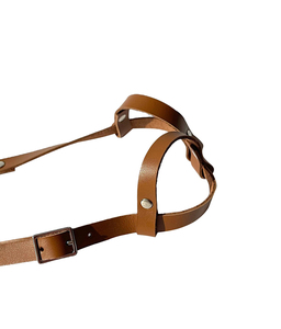 Brida Profesional para Caballo, Cabezada Acolchada de Cuero Suave, Correa de Nariz Ajustable, Hebillas Resistentes, Equipo de Equitación para Uso Diario - Product Image 5