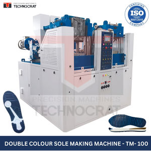 Máquina de Fabricación de Suelas para Calzado TECHNOCRAT de Alta Tecnología Controlada por PLC, Motor de 220V, Material TPR, Capacidad Diaria de Hasta 3000 Pares, 1 Año de Garantía, 5800kg - Product Image 5